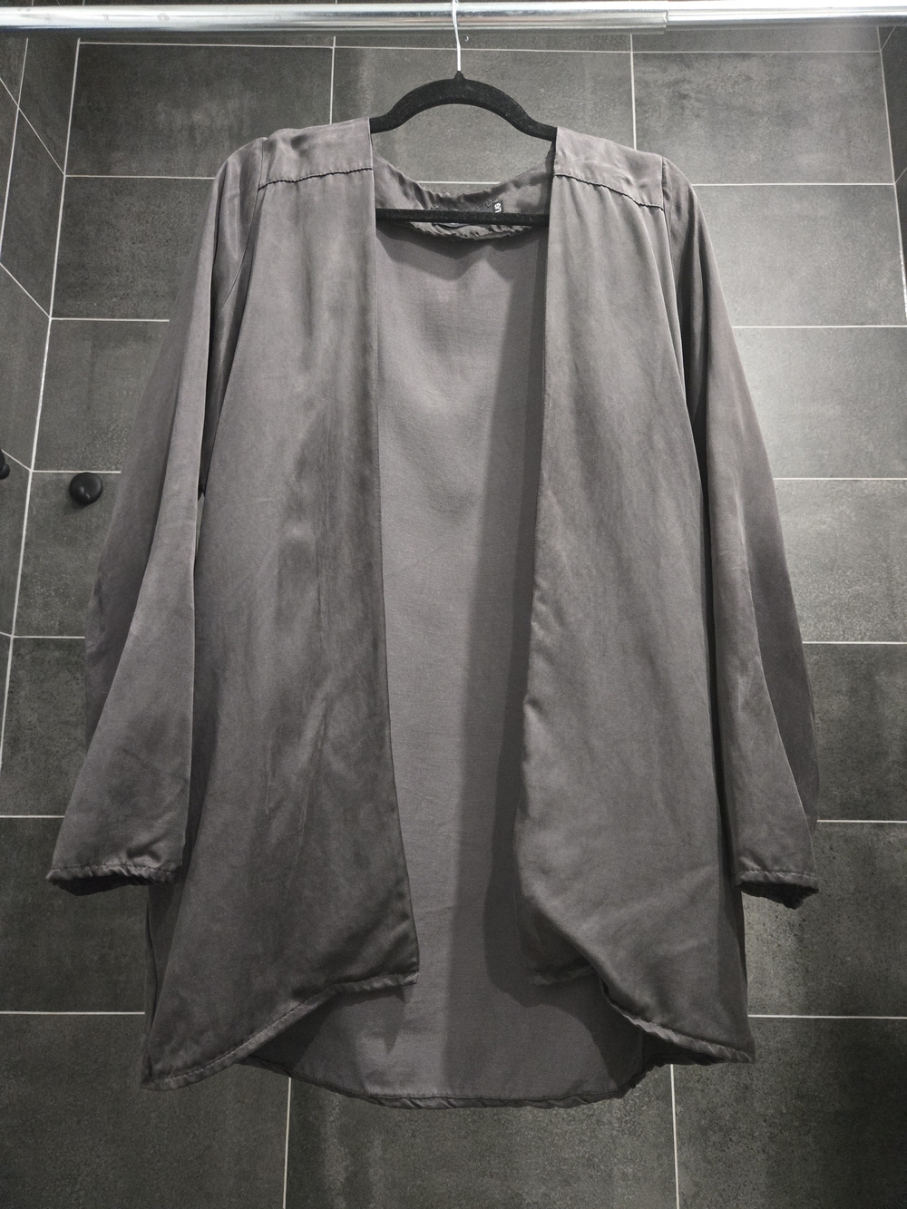 Louve Design Open-Front Grey Lightweight Women's Jacket